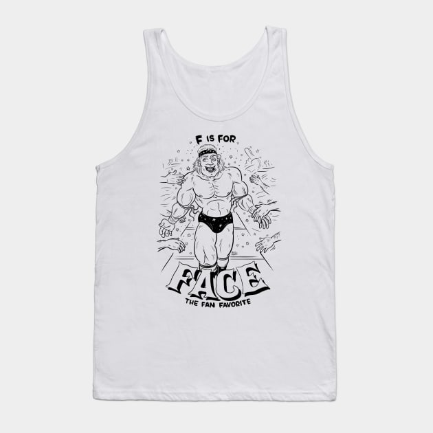 F is for Face Tank Top by itsbillmain